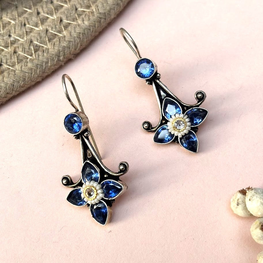 Unique Emerald Stone Hoops Designer Earrings Collated Pieces