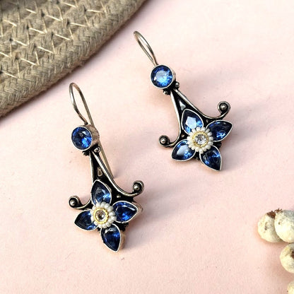 Unique Emerald Stone Hoops Designer Earrings Collated Pieces