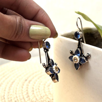 Unique Emerald Stone Hoops Designer Earrings Collated Pieces